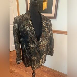 Beautiful Print Blazer, in Chico’s size 2